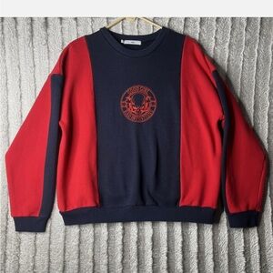 Red and Blue adika crewneck women’s